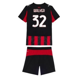 AC Milan Barn Hemmatröja 2025/26 Kyle Walker #32 Fotbollsställ med Shorts