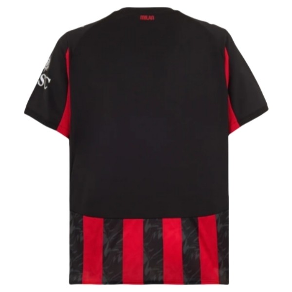 AC Milan Hemmatröja Herr 2025/26 Kortärmad Billig Fotbollströja 2 AC Milan Hemmaställ 2025/26