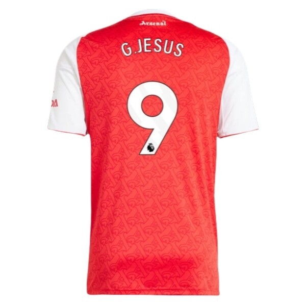 Arsenal Herr Hemmatröja 2025/26 Gabriel Jesus #9 Kortärmad Billig Fotbollströja 1 Arsenal Herr Hemmatröja 2025/26 Gabriel Jesus #9 Kortärmad Billig Fotbollströja