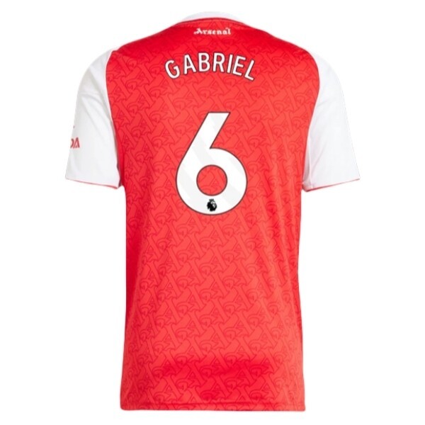 Arsenal Herr Hemmatröja 2025/26 Gabriel Magalhães #6 Kortärmad Billig Fotbollströja 1 Arsenal Herr Hemmatröja 2025/26 Gabriel Magalhães #6 Kortärmad Billig Fotbollströja