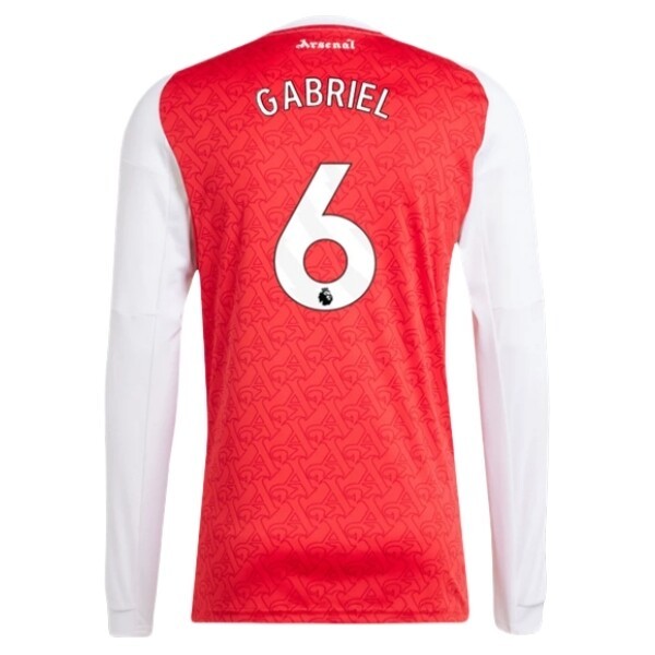 Arsenal Herr Hemmatröja 2025/26 Gabriel Magalhães #6 Långärmad Billig Fotbollströja 1 Arsenal Herr Hemmatröja 2025/26 Gabriel Magalhães #6 Långärmad Billig Fotbollströja
