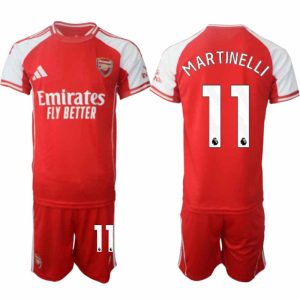 Arsenal Herr Hemmatröja 2025/26 Gabriel Martinelli 11 Kortärmad Fotbollsställ med Shorts