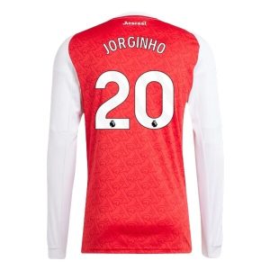 Arsenal Herr Hemmatröja 2025/26 Jorginho Frello #20 Långärmad Billig Fotbollströja