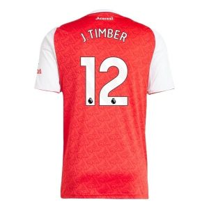 Arsenal Herr Hemmatröja 2025/26 Jurriën Timber #12 Kortärmad Billig Fotbollströja