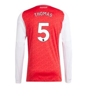 Arsenal Herr Hemmatröja 2025/26 Thomas Partey #5 Långärmad Billig Fotbollströja