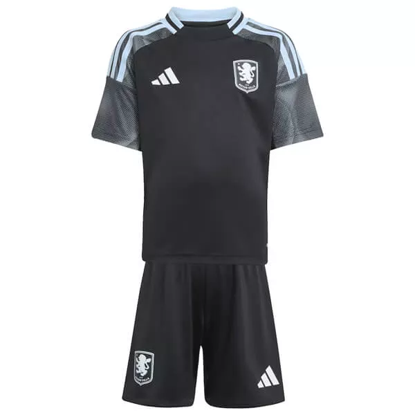 Aston Villa 2025/26 Bortatröja Barn Set – Kortärmad Fotbollströja med Shorts 1 Aston Villa Barn Bortatröja 2025/26 Fotbollsställ med Shorts
