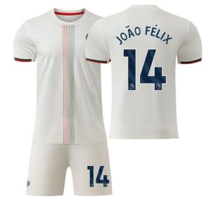 Chelsea Barn Bortatröja 2025/26 João Félix #14 Fotbollsställ med Shorts
