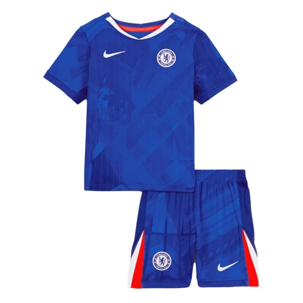 Chelsea Hemmatröja 2025/26 Barn Kortärmad Fotbollsställ med Shorts