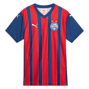 Esporte Clube Bahia Herr Bortatröja 2025/26 Kortärmad Billig Fotbollströja