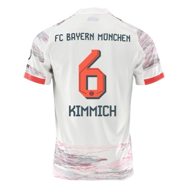 FC Bayern München Herr Bortatröja 2025/26 Joshua Kimmich #6 Kortärmad Billig Fotbollströja FC Bayern München Herr Bortatröja 2025/26 Joshua Kimmich #6 Kortärmad Billig Fotbollströja