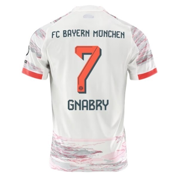FC Bayern München Herr Bortatröja 2025/26 Serge Gnabry #7 Kortärmad Billig Fotbollströja 1 FC Bayern München Herr Bortatröja 2025/26 Serge Gnabry #7 Kortärmad Billig Fotbollströja