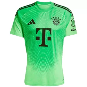 FC Bayern München Herr Målvaktströja 2025/26 Grön Kortärmad Billig Fotbollströja