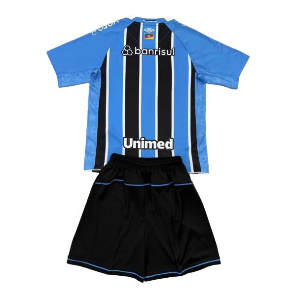 Grêmio FBPA Barn Hemmatröja 2025/26 Fotbollsställ med Shorts 2 Grêmio FBPA Barn Hemmatröja 2025/26 Kortärmad Fotbollsställ med Shorts-1