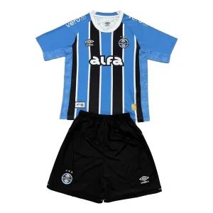 Grêmio FBPA Barn Hemmatröja 2025/26 Kortärmad Fotbollsställ med Shorts