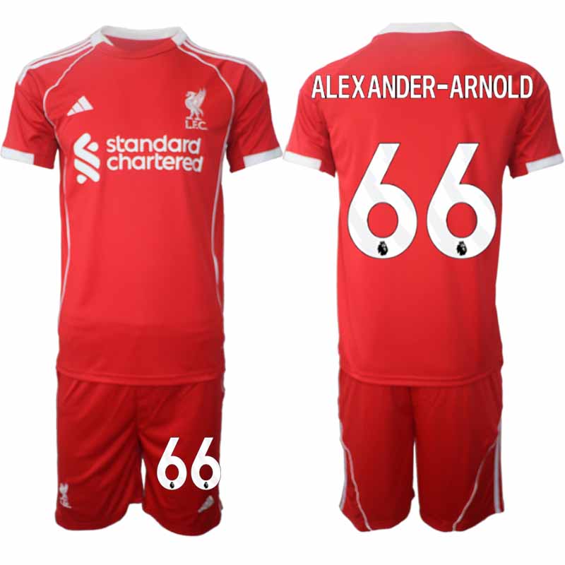 Köp Liverpool Herr Hemmatröja 2025/26 Alexander-Arnold 66 Fotbollsställ Kortärmad (+ Korta byxor) 1 Köp Liverpool Herr Hemmatröja 2025/26 Alexander-Arnold 66 Fotbollsställ Kortärmad (+ Korta byxor)