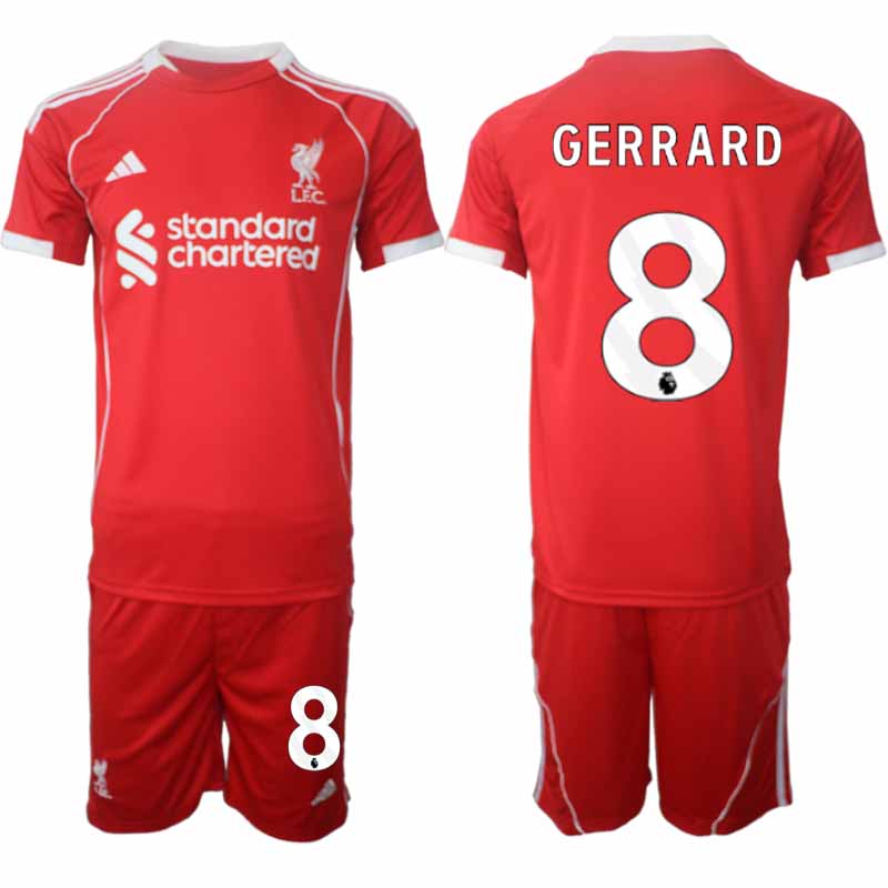 Köp Liverpool Herr Hemmatröja 2025/26 Steven Gerrard 8 Fotbollsställ Kortärmad (+ Korta byxor) 1 Köp Liverpool Herr Hemmatröja 2025/26 Steven Gerrard 8 Fotbollsställ Kortärmad (+ Korta byxor)