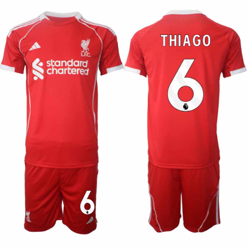 Köp Liverpool Herr Hemmatröja 2025/26 Thiago Alcantara 6 Fotbollsställ Kortärmad (+ Korta byxor) 1 Köp Liverpool Herr Hemmatröja 2025/26 Thiago Alcantara 6 Fotbollsställ Kortärmad (+ Korta byxor)