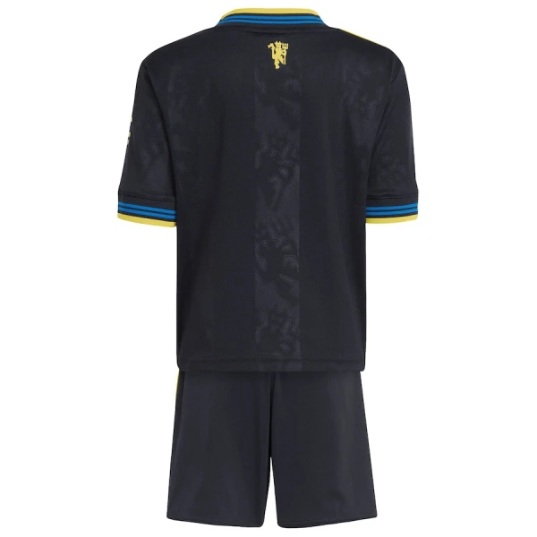 Manchester United Barn Tredjeställ 2025/26 – Kortärmad Fotbollströja + Shorts 3 Manchester United Barn Tredjeställ 2025/26 – Kortärmad Fotbollströja + Shorts-1