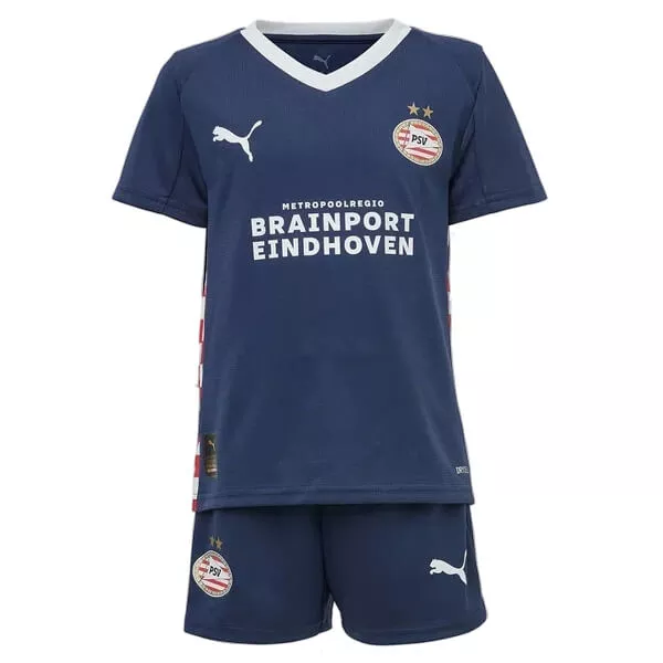 PSV Eindhoven Barn Bortatröja 2025/26 Fotbollsställ med Shorts 1 PSV Eindhoven Barn Bortatröja 2025/26 Fotbollsställ med Shorts