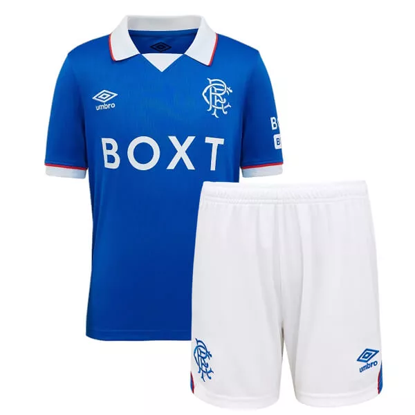 Rangers FC Barn Hemmatröja 2025/26 Fotbollsställ med Shorts 1 Rangers FC Barn Hemmatröja 2025/26 Fotbollsställ med Shorts