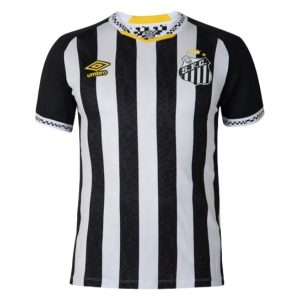 Santos FC Herr Bortatröja 2025/26 Kortärmad Billig Fotbollströja