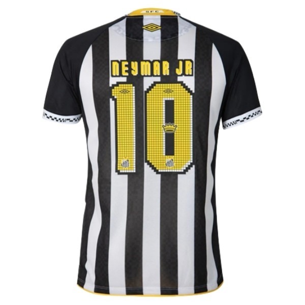 Santos FC Herr Bortatröja 2025/26 Neymar Jr 10 Kortärmad Billig Fotbollströja