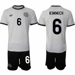 Köp Tyskland Herr Hemmatröja 2025/26 Joshua Kimmich 6 Fotbollsställ Kortärmad (+ Korta byxor) – Tysklands 125-årsjubileumskit