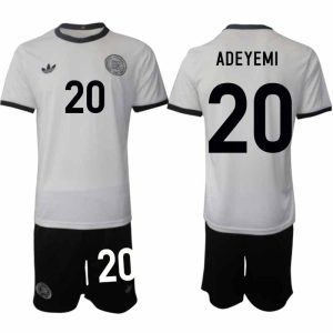 Köp Tyskland Herr Hemmatröja 2025/26 Karim Adeyemi 20 Fotbollsställ Kortärmad (+ Korta byxor) – Tysklands 125-årsjubileumskit