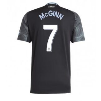 Aston Villa 2025/26 Bortatröja Herr John McGinn #7 Kortärmad Fotbollströja