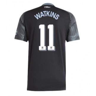 Aston Villa 2025/26 Bortatröja Herr Ollie Watkins #11 Kortärmad Fotbollströja