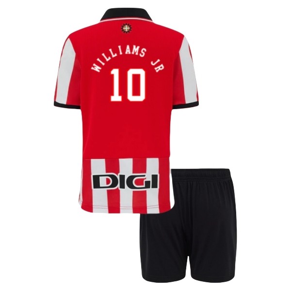 Athletic Bilbao Barn Hemmatröja 2025/26 Nico Williams #10 Fotbollsställ med Shorts 1 Athletic Bilbao Barn Hemmatröja 2025/26 Nico Williams #10 Fotbollsställ med Shorts