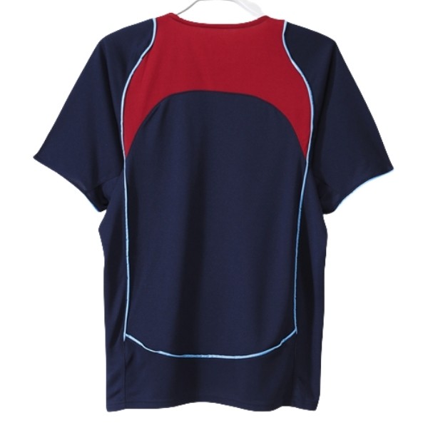 Atlético Madrid Herr Bortatröja Retro 2004-2005 Kortärmad Billig Fotbollströja-1