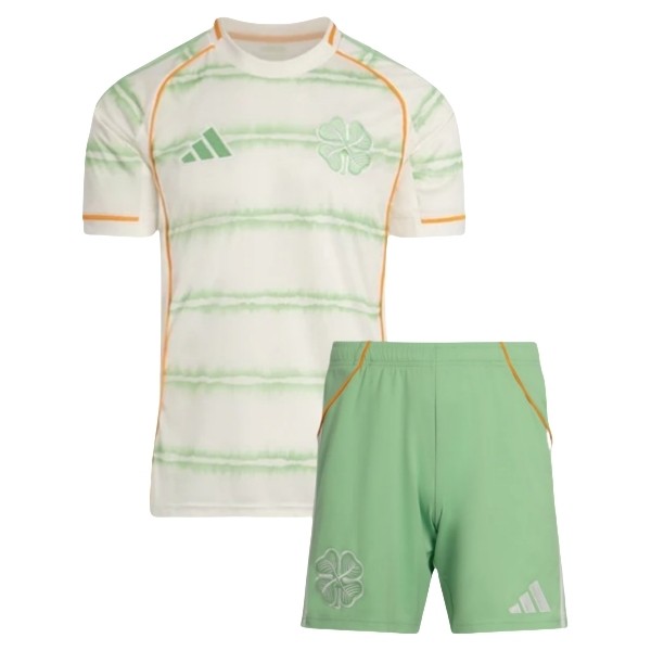 Celtic FC Barn Tredjetröja 2025/26 Kortärmad Fotbollsställ med Shorts 1 Celtic FC 2025/26 Tredjeställ Barn – Kortärmad Fotbollströja med Shorts