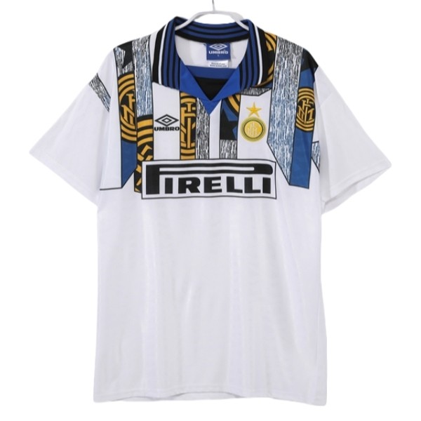 Inter Milan Bortatröja Retro 1995-1996 Kortärmad Billig Fotbollströja 1 Inter Milan Bortatröja Retro 1995-1996 Kortärmad Billig Fotbollströja