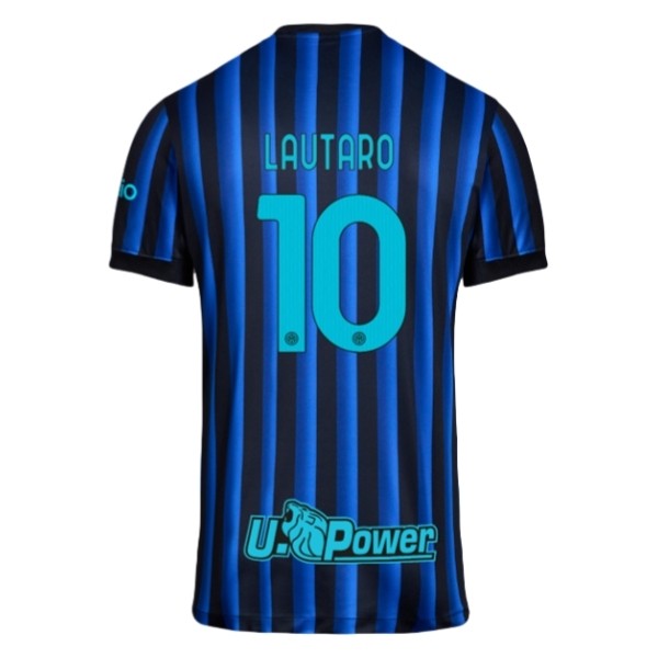 Inter Milan Herr Hemmatröja 2025/26 Lautaro Martinez #10 Kortärmad Billig Fotbollströja 1 Inter Milan Herr Hemmatröja 2025/26 Lautaro Martinez #10 Kortärmad Billig Fotbollströja