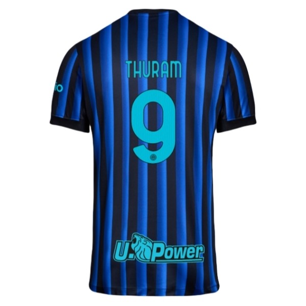 Inter Milan Herr Hemmatröja 2025/26 Marcus Thuram #9 Kortärmad Billig Fotbollströja 1 Inter Milan Herr Hemmatröja 2025/26 Marcus Thuram #9 Kortärmad Billig Fotbollströja