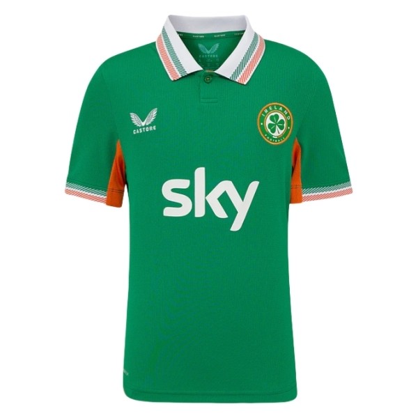 Irland Herr Hemmatröja 2025/26 Kortärmad Billig Fotbollströja 1 Irland Herr Hemmatröja 2025/26 Kortärmad Billig Fotbollströja