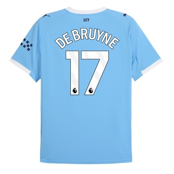 Manchester City Herr Hemmatröja 2025/26 Kevin de Bruyne #17 Kortärmad Billig Fotbollströja 1 Manchester City Herr Hemmatröja 2025/26 Kevin de Bruyne #17 Kortärmad Billig Fotbollströja