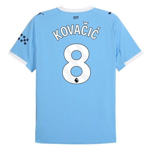 Manchester City Herr Hemmatröja 2025/26 Mateo Kovačić #8 Kortärmad Billig Fotbollströja 1 Manchester City Herr Hemmatröja 2025/26 Mateo Kovačić #8 Kortärmad Billig Fotbollströja