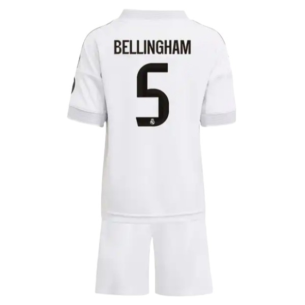 Real Madrid Barn Hemmatröja 2025/26 Jude Bellingham #5 Fotbollsställ med Shorts 1 Real Madrid Barn Hemmatröja 2025/26 Jude Bellingham #5 Fotbollsställ med Shorts
