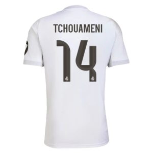 Real Madrid Herr Hemmatröja 2025/26 Aurélien Tchouaméni #14 Kortärmad Billig Fotbollströja