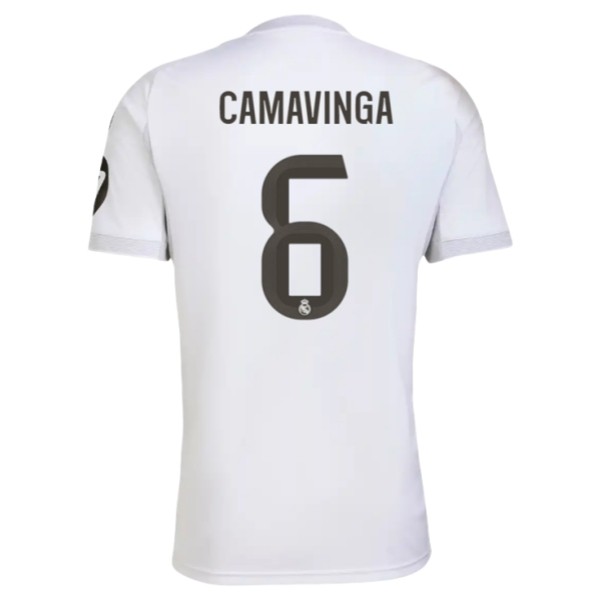 Real Madrid Herr Hemmatröja 2025/26 Eduardo Camavinga #6 Kortärmad Billig Fotbollströja 1 Real Madrid Herr Hemmatröja 2025/26 Eduardo Camavinga #6 Kortärmad Billig Fotbollströja