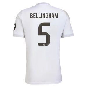 Real Madrid Herr Hemmatröja 2025/26 Jude Bellingham #5 Kortärmad Billig Fotbollströja