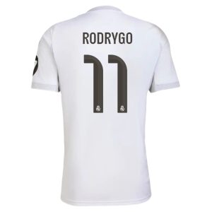 Real Madrid Herr Hemmatröja 2025/26 Rodrygo #11 Kortärmad Billig Fotbollströja