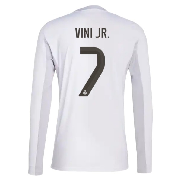 Real Madrid Herr Hemmatröja 2025/26 Vinicius Junior #7 Långärmad Billig Fotbollströja 1 Real Madrid Herr Hemmatröja 2025/26 Vinicius Junior #7 Långärmad Billig Fotbollströja