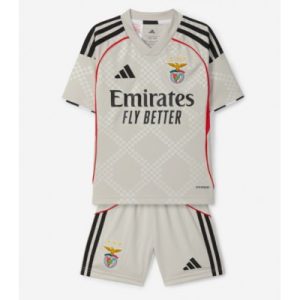 SL Benfica 2025/26 Bortatröja Barn Set – Kortärmad Fotbollströja med Shorts
