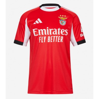 SL Benfica Herr Hemmatröja 2025/26 Kortärmad Billig Fotbollströja 1 SL Benfica 2025/26 Hemmatröja Herr Kortärmad Fotbollströja