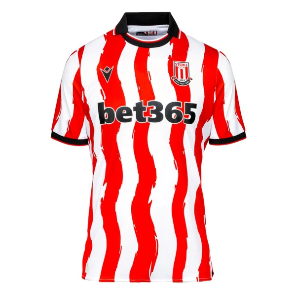 Stoke City FC Hemmatröja 2025/26 Kortärmad Billig Fotbollströja 1 Stoke City FC Herr Hemmatröja 2025/26 – Kortärmad Fotbollströja