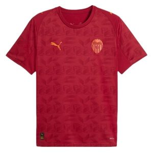 Valencia CF Herr Bortatröja 2025/26 Kortärmad Billig Fotbollströja