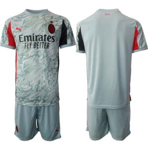 AC Milan Målvaktsställ Hemma Herr 2025/26 – Blå Kortärmad Tröja + Shorts